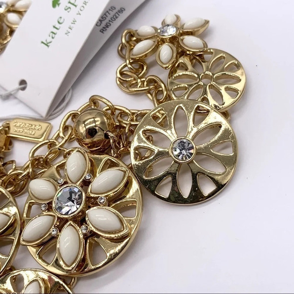 Kate Spade Eyelet Garden Necklace NWT - Picture 3 of 5